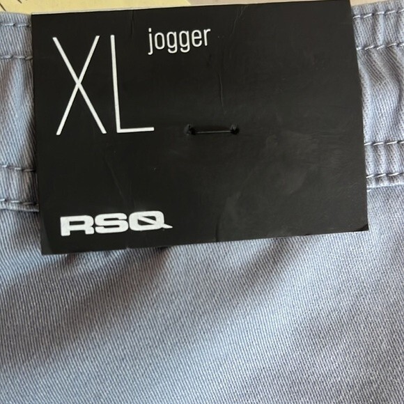 RSQ Jogger Twill Pants Blue Gray Size XL. NWT - Picture 5 of 10
